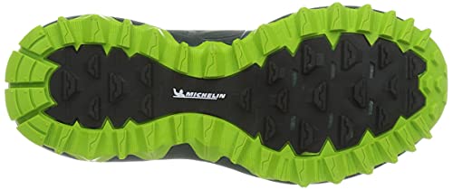 Mizuno Wave Mujin 8, Zapatillas de Trail Running Hombre, LGreen/Obsidian/GGables, 43 EU