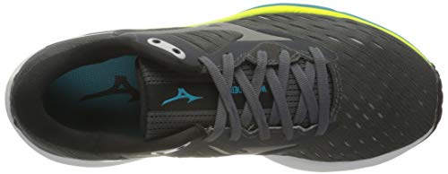 Mizuno Wave Rider 24, Zapatillas de Running Mujer, Verde (Crock/Phantom/Scuba Blue, 38 EU