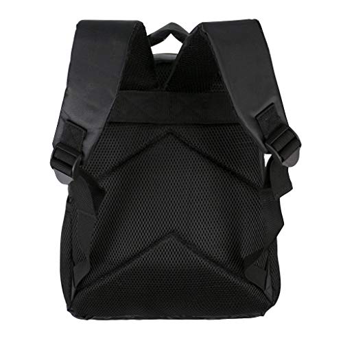 Mochilas Infantiles niño Preescolar, Dinosaurio Mochilas Impresión vívida 3D Carteras Escolares Chico Temporada de Regreso a la Escuela 14 Pulgadas Negro