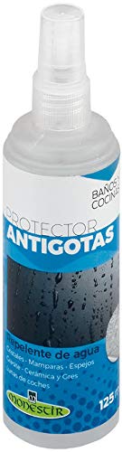 MONESTIR Protector ANTIGOTAS Repelente de Agua Cristales, mamparas, Espejos (125 ML)