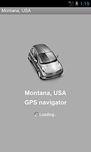 Montana, EE.UU. GPS Satélite: Mad Map