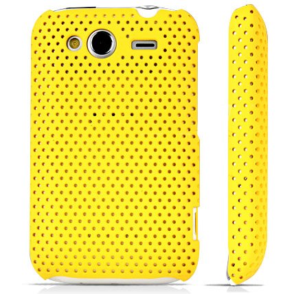 Muzzano F13S11-162464 - Funda para HTC Wildfire S, color amarillo