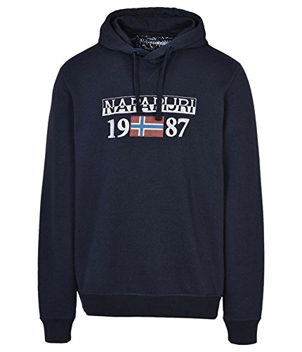 Napapijri Berthow Sudadera, Azul (BLU Marine 176), Medium para Hombre