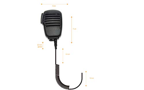 NAUZER MIA-115-CLP Microfono Altavoz PTT Profesional Walkie Talkie Motorola CLP-446