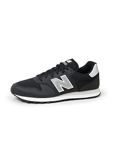 New Balance GM500NAY, Zapatillas Hombre, Black/Silver, 45 EU