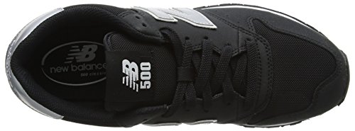 New Balance GM500NAY, Zapatillas Hombre, Black/Silver, 45 EU