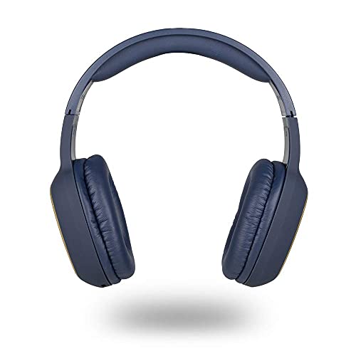 NGS ARTICA Pride Blue- Auriculares Inalámbricos, Compatible con Tecnología Bluetooth, con Micrófono, Batería de 7 Horas, 20 Hz, Color Azul