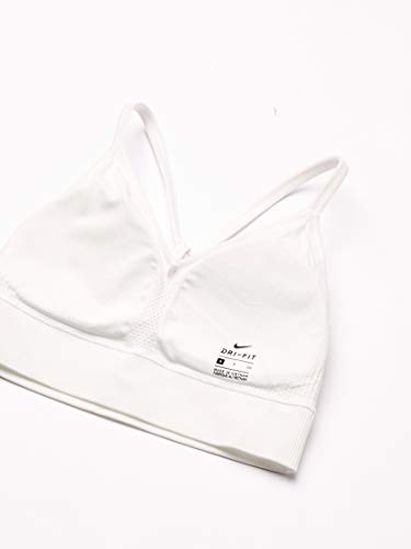 NIKE CJ5875 W NK DF INDY SEAMLESS BRA Sports bra women's summit white/platinum tint M