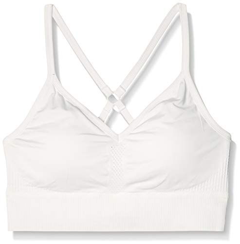 NIKE CJ5875 W NK DF INDY SEAMLESS BRA Sports bra women's summit white/platinum tint M