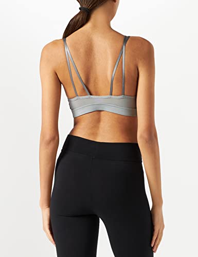 NIKE DD1066 W NY DF INDY STRAPPY BRA Sports bra women's particle grey/pure/platinum tint XS