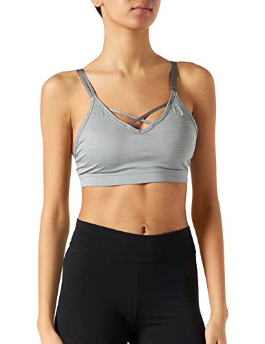 NIKE DD1066 W NY DF INDY STRAPPY BRA Sports bra women's particle grey/pure/platinum tint XS