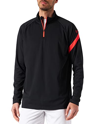 NIKE Dry Acd20 Dril Blusas, Negro/Negro/Carmesí Brillante, M para Hombre