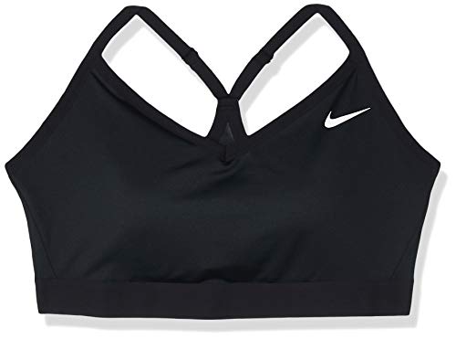 NIKE Indy Plus Size Bra Top, Mujer, Black/Black/White, 3X