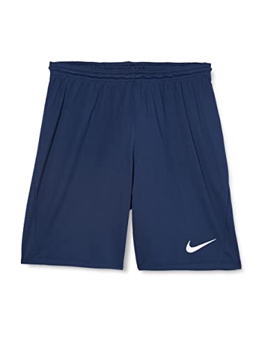 Nike M NK Dry Park III Short Nb K - Pantalones Cortos de Deporte, Hombre, Azul (Midnight Navy/ White), L