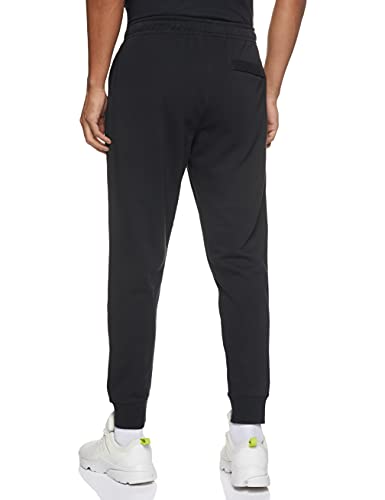 NIKE M NSW Club Jggr Ft Sport Trousers, Hombre, Black/Black/White, L