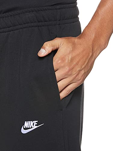 NIKE M NSW Club Jggr Ft Sport Trousers, Hombre, Black/Black/White, L