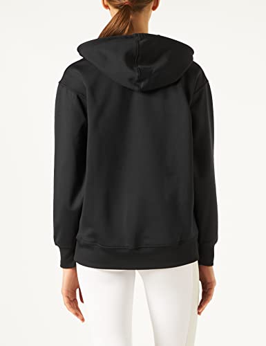 NIKE TF Hbr Grx Al TM FC Po Sudadera, Black/White, M para Mujer