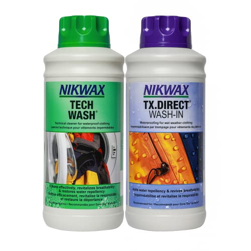 Nikwax Twin TECH lavado TX directo 1 Litros Cleaning talla única Clear