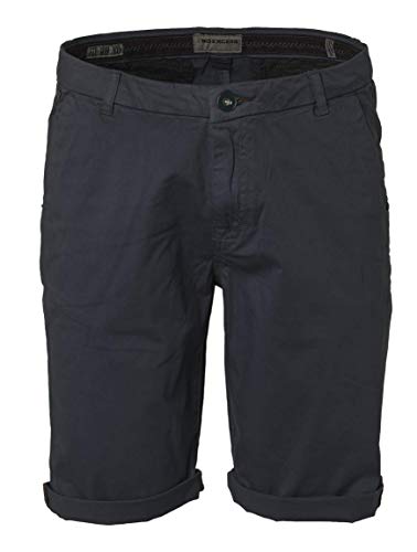 NO EXCESS Short, garm Dyed Twill Satin, Stret Exterior Alrededor Cocina de juguete Negro 32