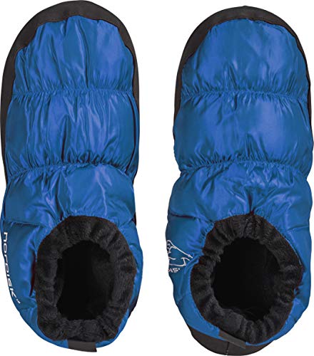 Nordisk Mos - Calzado de plumón unisex, Unisex adulto, 151003, azul, pequeño