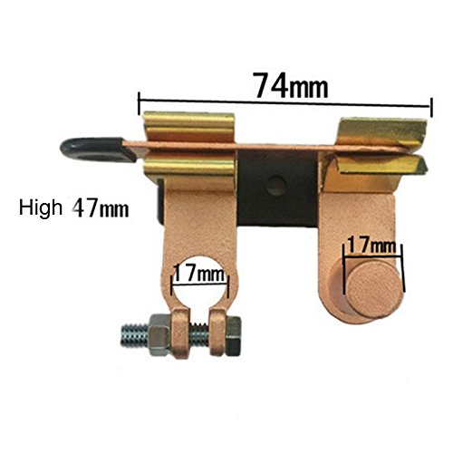 NUZAMAS Battery Master Disconnect Knife Switch | Corte del terminal Configuración del poste lateral | para 6V 12V 24V Baterías Marine Boat Car Caravana Camiones Vehículos de RV