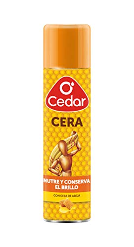 O'Cedar Cera de Abeja Para Muebles en Spray, Marrón, 300 Mililitros