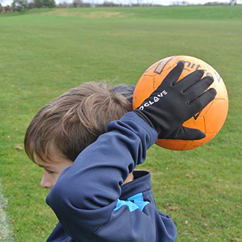 OGLOVE Guantes Deportivos Térmicos Impermeables para Niños, Guantes De Campo Sensible con Pantalla Táctil para Fútbol, Rugby, Ciclismo de Montaña, Ciclismo, Running y Más, Niños Medio 9-10 años