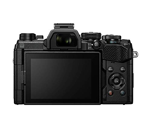 Olympus OM-D E-M5 Mark III CSC - Cámara de 20 MP (4K, estabilización de imagen en 5 ejes, AF por Detección de Fase) - pack con objetivo 14-15 mm EZ, color negro