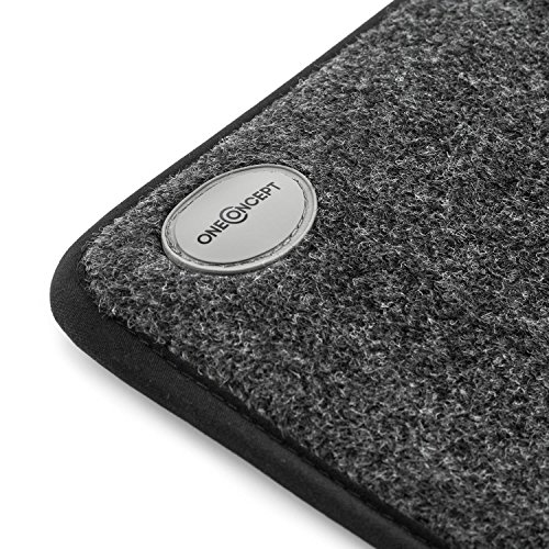 Oneconcept Magic Carpet Alfombrilla térmica - Alfombra de Calor para pies, Esterilla eléctrica, Bajo Consumo: 75W, Superficie: 60 x 40 cm, Poliéster Resistente, Funda Apta para Lavado, Gris