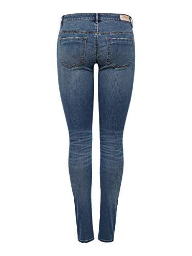 Only Onlcoral Superlow SK JNS BB Crya041 Noos Vaqueros Skinny, Azul (Dark Blue Denim Dark Blue Denim), 36/L32 (Talla del Fabricante: 28) para Mujer