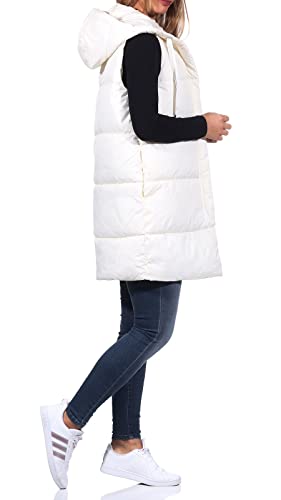 Only ONLNEWASTA Puffer Waistcoat CC OTW Chaqueta, Cloud Dancer, M De Las Mujeres