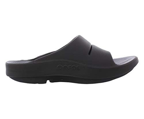 OOFOA|#OOfos Ooahh Slide, Sandalias Atléticas Unisex Adulto, Negro (Black), 42 EU