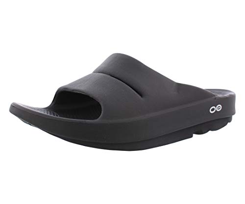 OOFOA|#OOfos Ooahh Slide, Sandalias Atléticas Unisex Adulto, Negro (Black), 42 EU