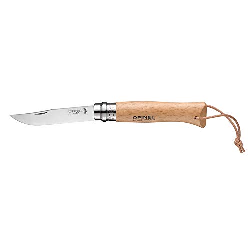 Opinel O001706 Navaja con Cordel, Unisex, Pizarra, 8 cm