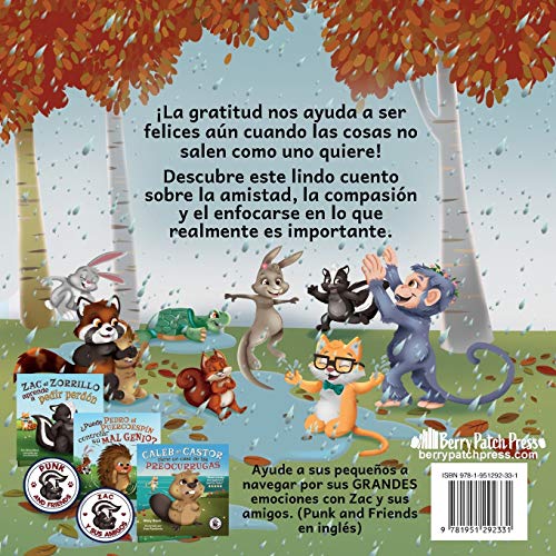 Óscar el Oso Pardo aprende a ser agradecido: Grunt the Grizzly Learns to Be Grateful: 5 (Zac y sus amigos)