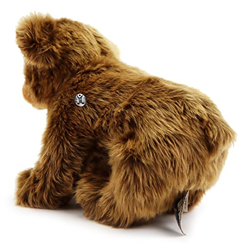 Oso de peluche marrón Grizzly sentado Vitali – Animales de peluche