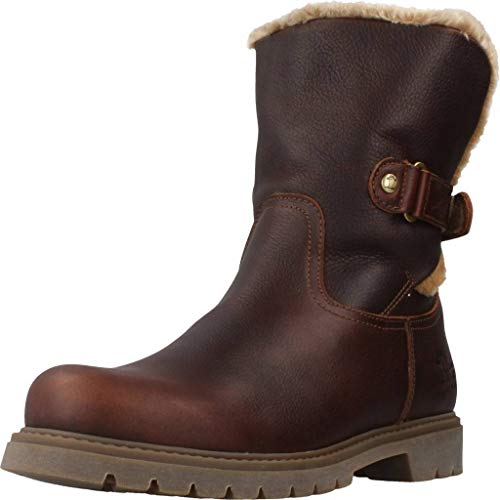 Panama Jack Botas Felia de caña media para mujer, Castaño, 38 EU