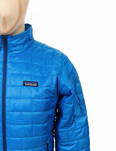 Patagonia M's Nano Puff Jkt Chaqueta, Hombre, Andes Blue w/Andes Blue, L