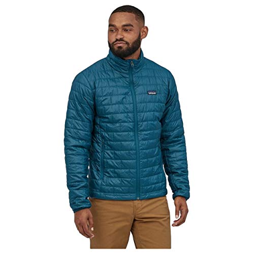 Patagonia M's Nano Puff Jkt Chaqueta, Hombre, Crater Blue, XL