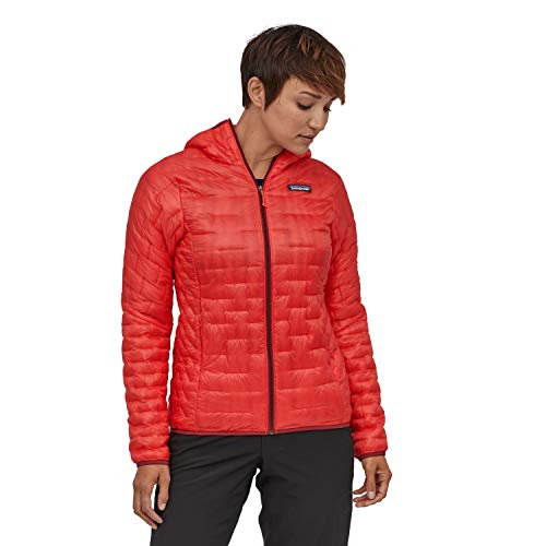 Patagonia W's Micro Puff Hoody Chaqueta, Mujer, Catalan Coral, XS