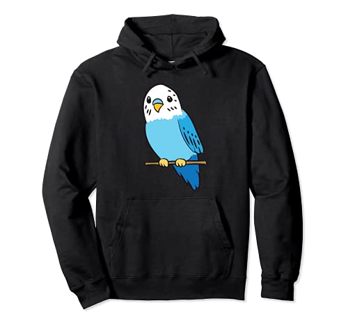 Periquito Pájaro Periquito Lindo Periquito Azul Sudadera con Capucha