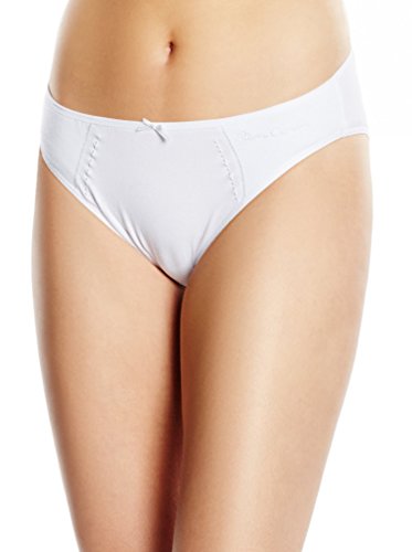 Pierre Cardin Pack X 6 Braguitas, Mujer, Blanco, M