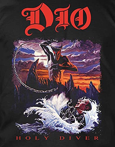 Plastic Head Camiseta Dio 'Holy Diver' (Negro), Negro, XXX-Large