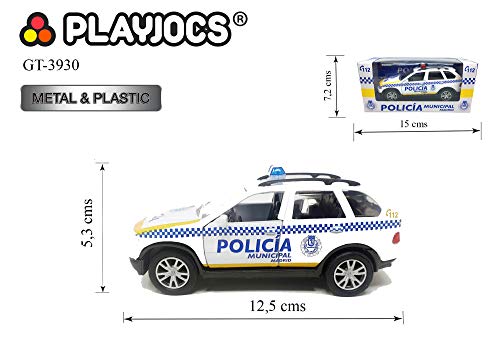 PLAYJOCS GT-3930 COCHE POLICIA MUNICIPAL MADRID