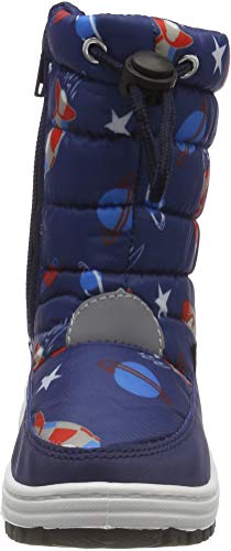 Playshoes Botas de Invierno espaciales, Nieve Unisex niños, Azul (Marine 11), 30/31 EU