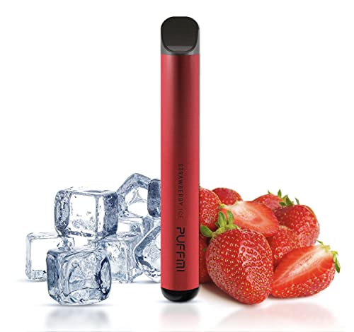 Pod desechable sin nicotina, dispositivos de vapeo, cigarrillo electrónico sin nicotina, eliquid sin nicotina, vaper desechable para dejar de fumar. (Strawberry Ice)