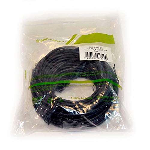 Powergreen CAB-87150-ST Cable Jack 3.5 Mm/M A Jack 3.5 Mm/H 15 Metros