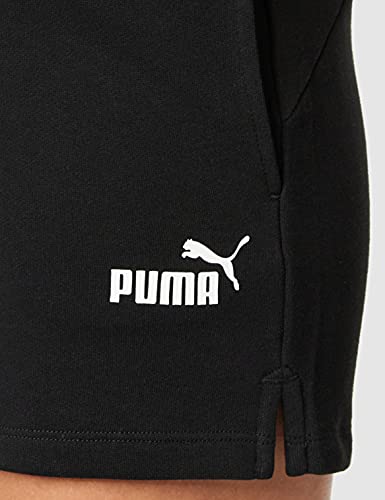 PUMA ESS Sweat Shorts TR Pants, Mujer, Cotton Black, S