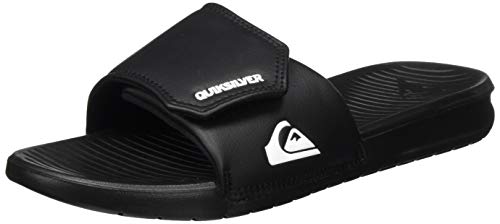 Quiksilver Bright Coast Adjust, Sandalias con Punta Abierta Hombre, Negro (Black/White/Black Xkwk), 43 EU