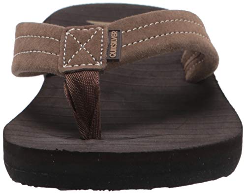 Quiksilver Carver Suede M Sndl Sandalias con Plataforma Plana, Hombre, Marrón (Brown), 44